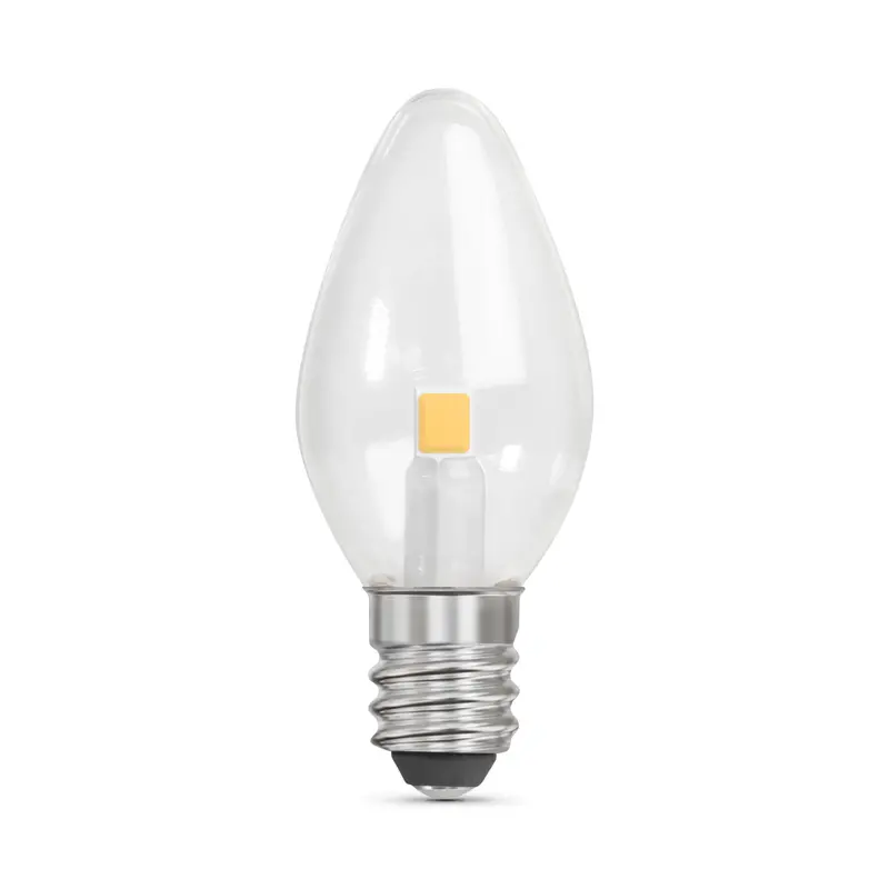 0.6W C7 Led Bulb – Daylight 5000K, 7W Equivalent, Decorative Mini Light (4-Pack) 1
