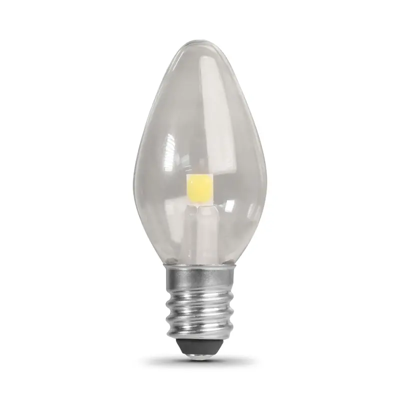 0.6W C7 Led Night Light Bulb – Soft White, 7W Equivalent (4-Pack) 1