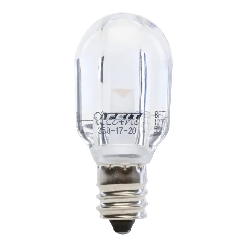 1.2W Warm White 3000K T6 Led Bulb – E12 Candelabra Base, Equivalent To 15W Incandescent 1