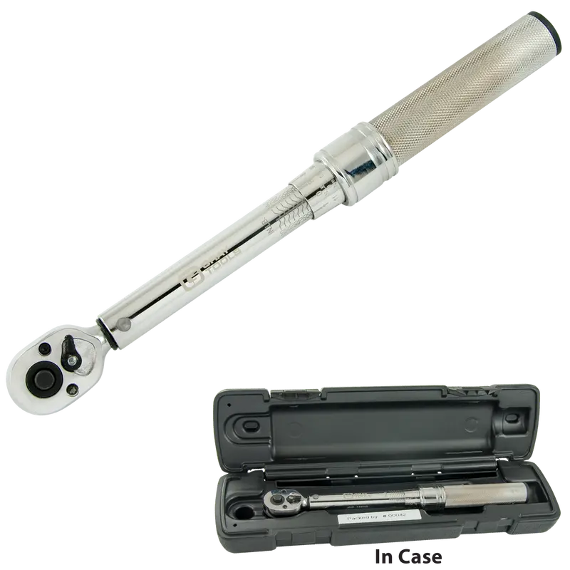1/4-Inch Drive Micro-Adjustable Torque Wrench – Heavy-Duty Precision Tool 1