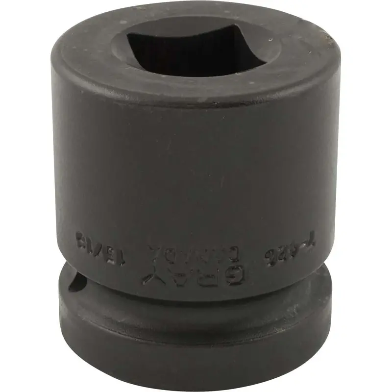 1" 4-Point Square Impact Sockets – Black Industrial Finish 1