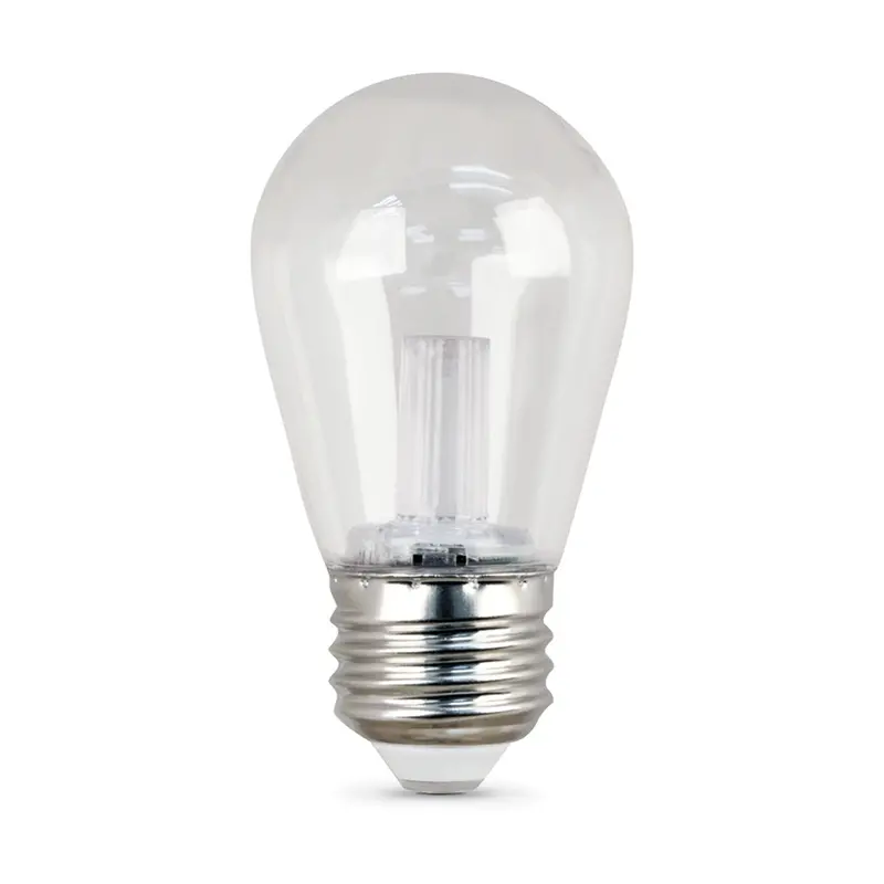 1.5W Warm White 3000K S14 Led Bulb – E26 Base, Equivalent To 11W Incandescent 1