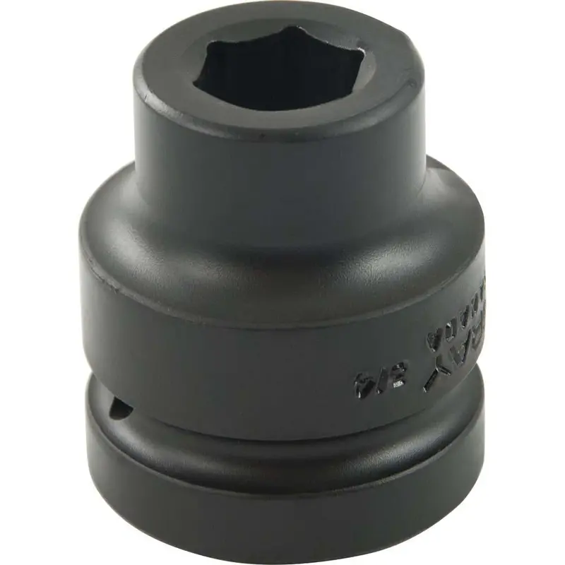 1" 6-Point Standard Impact Sockets – Black Industrial Finish 1