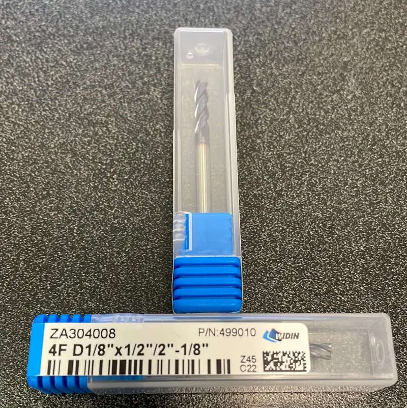 1/8-Inch 4-Flute Altin-Coated End Mill (499010) 1