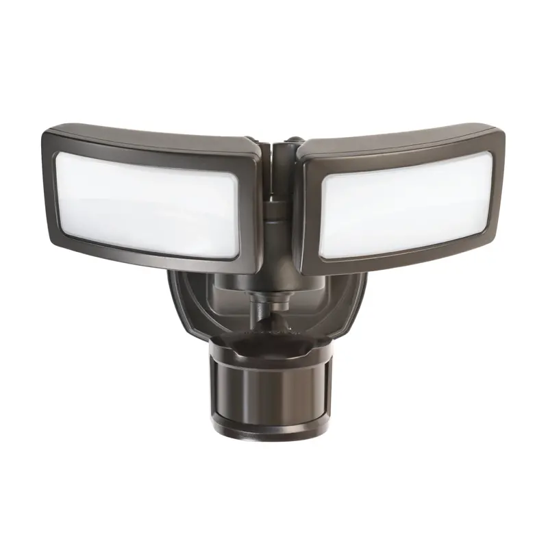 10.5-Inch Bronze Led Flood Light – Built-In Motion Sensor For Outdoor Security 1