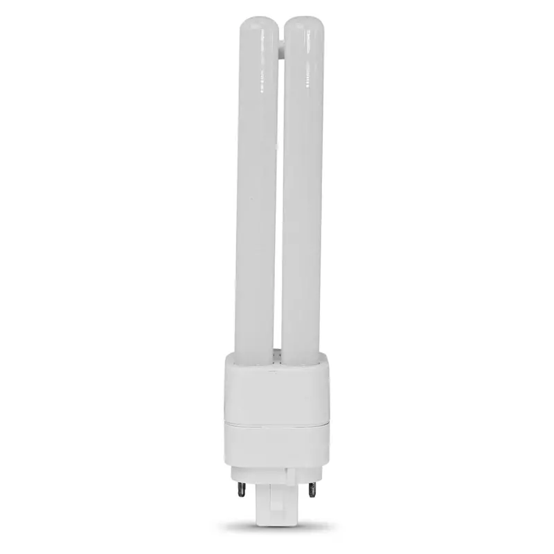 10W Quad-Tube Pl Led Bulb – Bright White (3500K), Gx24Q-3 Base, Type A Direct Replacement 1