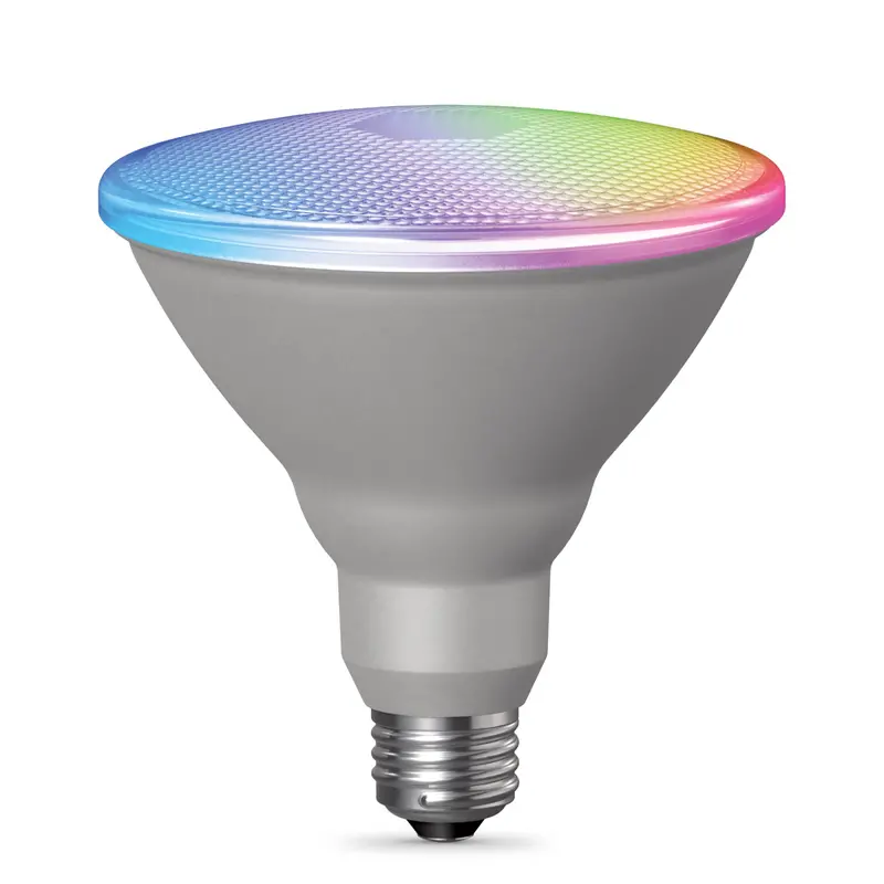 11.1W Rgbw Smart Par38 Led Bulb – 90W Equivalent, Dimmable & Alexa/Google Compatible, 4-Pack 1