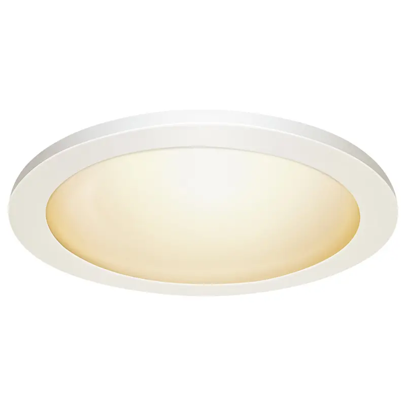 11-Inch Round Flat Panel Downlight – 12.5W, 22W Equivalent, 5-Step Color Tuning (5Cct), White Housing 1