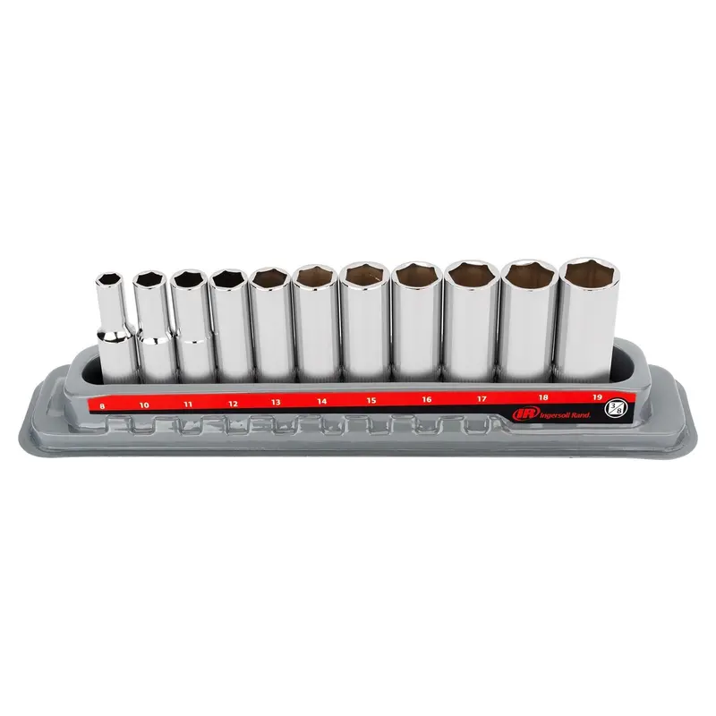 11-Piece 3/8" Drive Deep Socket Set – Metric, 6-Point 1