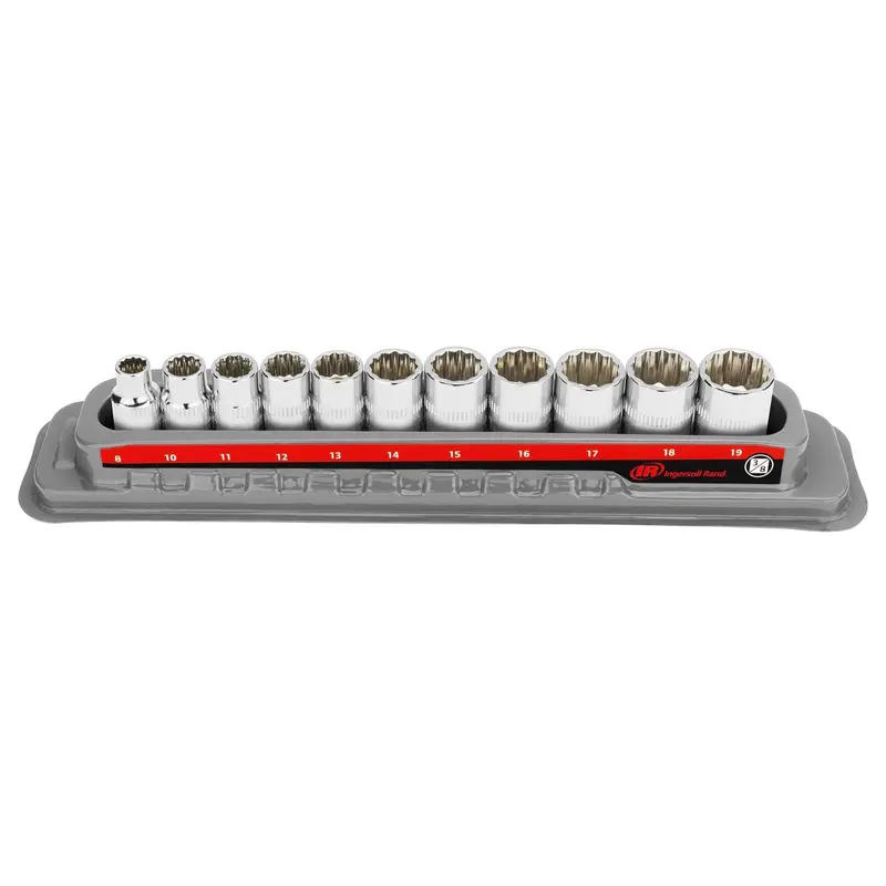 11-Piece 3/8" Drive Shallow Socket Set – Metric, 12-Point 1