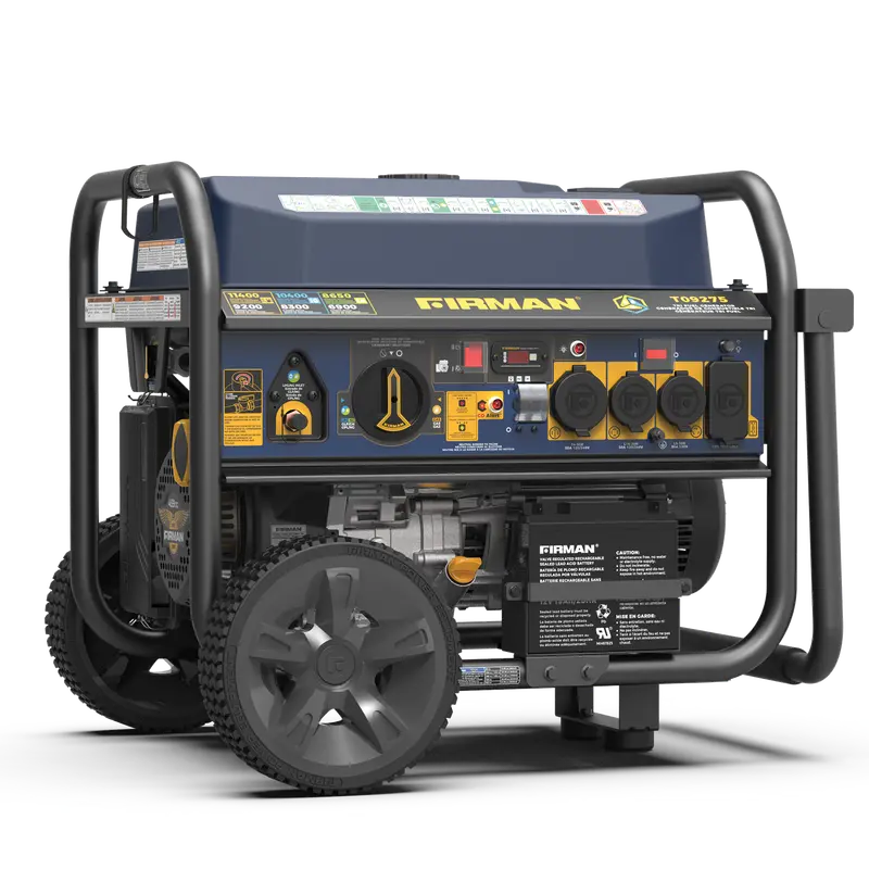 11400W Tri-Fuel Portable Generator — Electric Start, Dual-Voltage & Co Alert 1