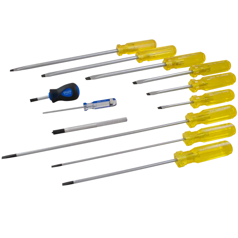 12-Piece Slotted Flathead Screwdriver Collection 1