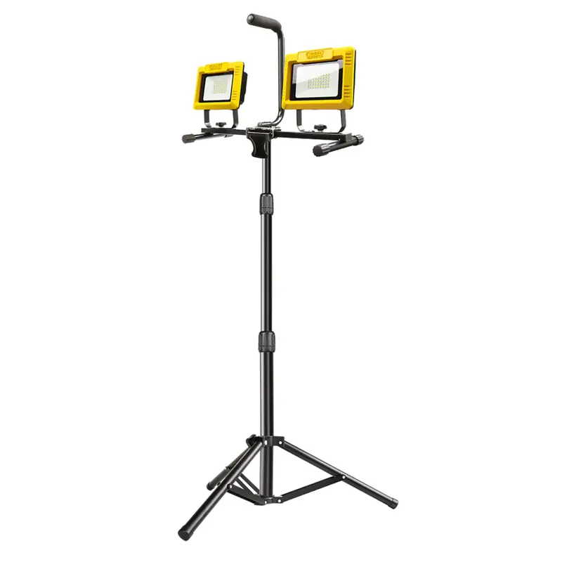12000-Lumen Industrial Plug-In Led Work Light With Sturdy Tripod Stand 1