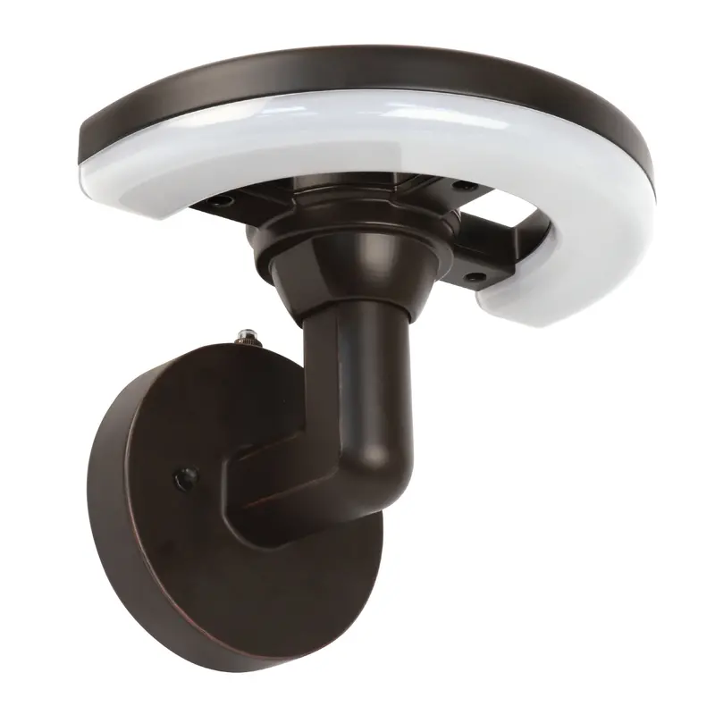 12W Bronze Dusk-To-Dawn Flood Light – Wall-Mounted Led Security Fixture For Enterprise Use 1