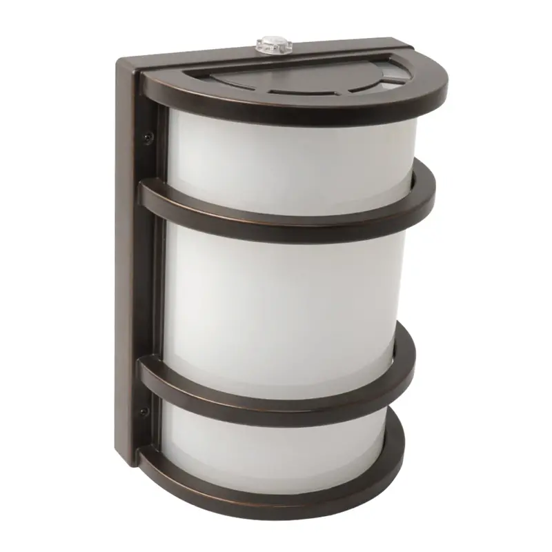 12W Bronze Security Wall Light – Dusk-To-Dawn, 5000K Daylight Output 1