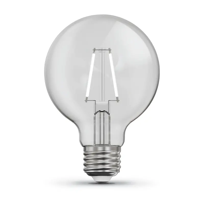 12W Daylight 5000K Globe Led Bulb – E26 Base, Exposed Filament 1