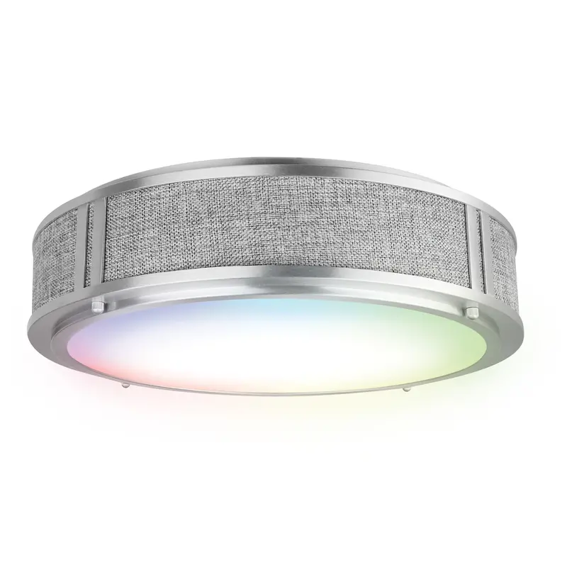 13-Inch Smart Wifi Flush Mount Ceiling Light – Rgbw Color Control, Alexa & Google Assistant Compatible 1