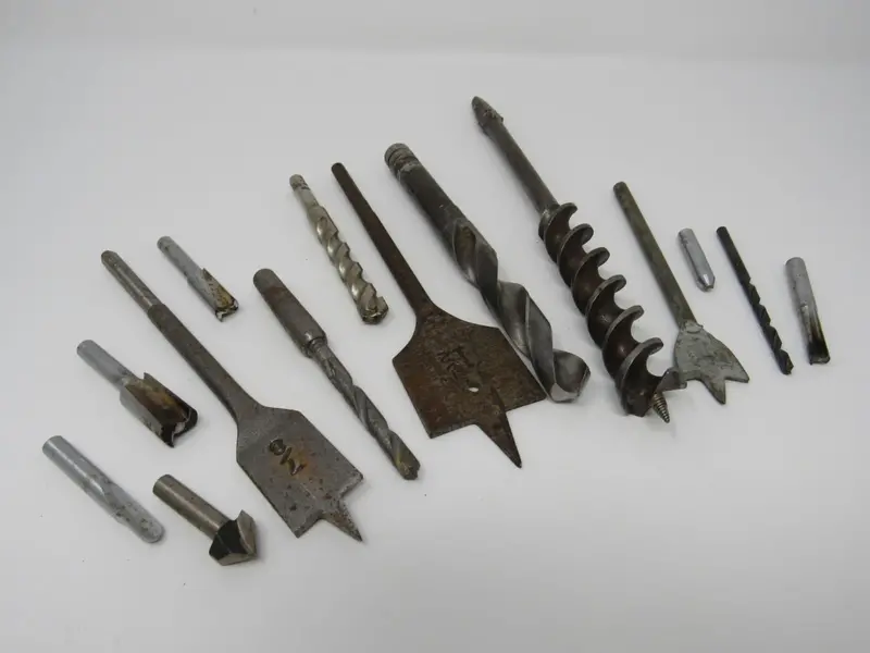 14-Piece Vintage Drill And Router Bit Collection – Professional Assortment (Used) 1