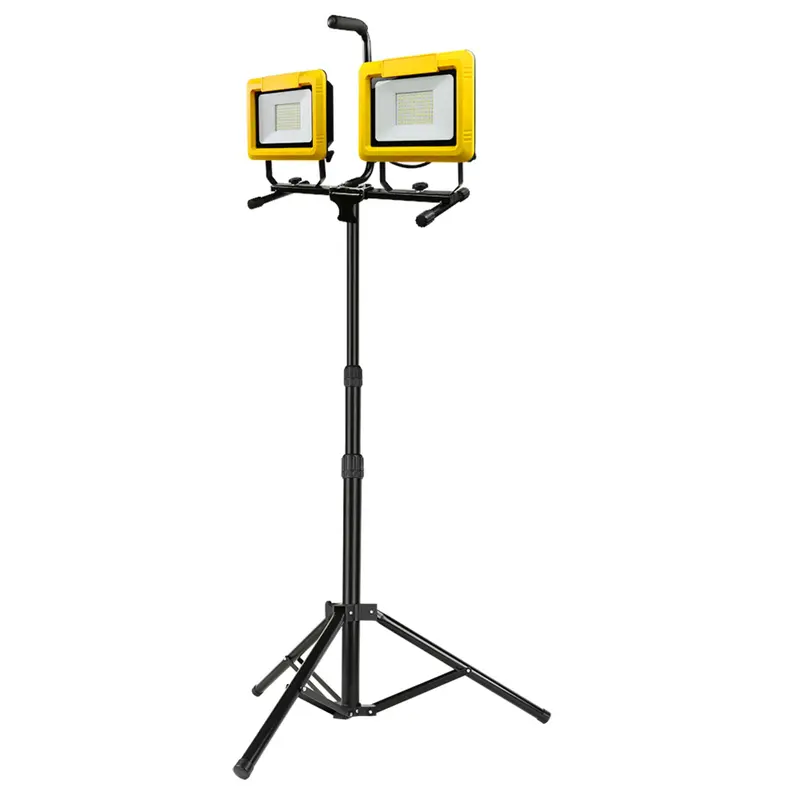 14000-Lumen Heavy-Duty Plug-In Led Work Light With Adjustable Tripod 1