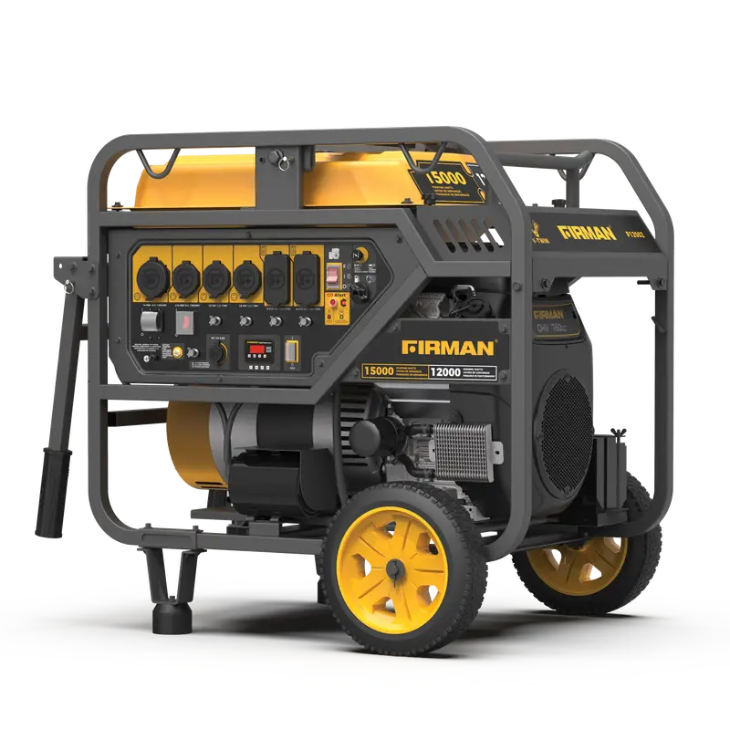 15000W Gas-Powered Portable Generator — Electric Start, 120/240V & Co Alert 1