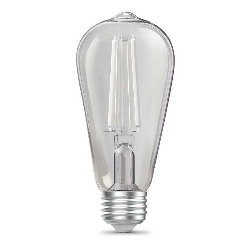 16.5W St19 White Filament Led Bulbs (2-Pack) – Daylight 5000K, E26 Base (100W Equivalent) 1