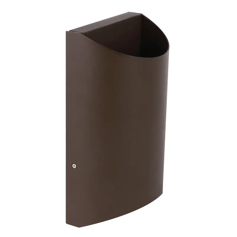 19W Outdoor Bronze Security Wall Pack Light – 8.1-Inch Design 1