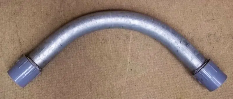 1½-Inch × 24-Inch 90° Galvanized Rigid Conduit Threaded Elbow – Brand New 1