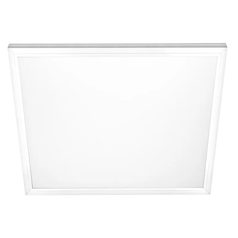 1X1 Foot Square Flat Panel Light – 11W, 22W Equivalent, 5-Color Temperature Options, White Frame 1