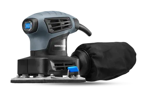2.0-Amp 1/4-Sheet Palm Sander With 12 Assorted Sanding Sheets 1