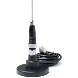 2-Foot Tunable Stainless Steel Cb Antenna With Magnet Mount And Coaxial Cable 1