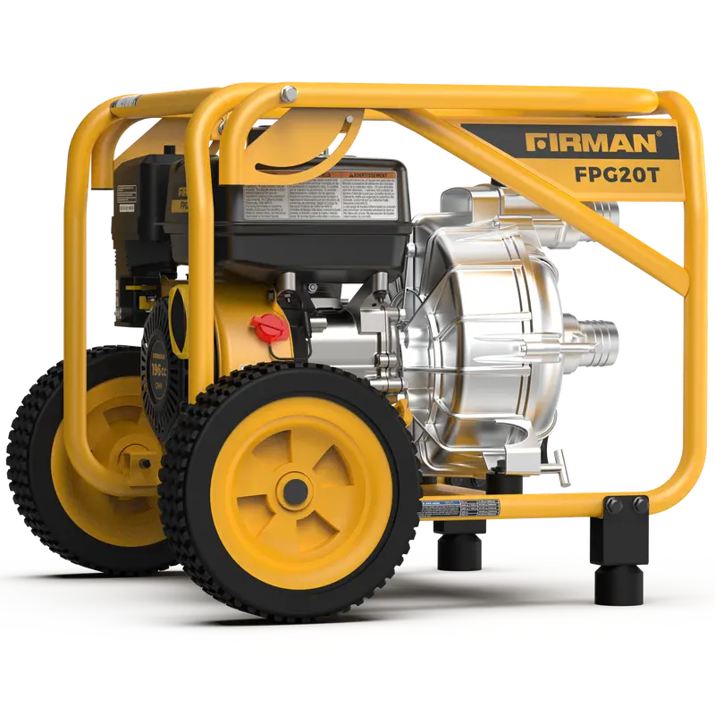 2-Inch High-Pressure Semi-Trash Water Pump — Portable Utility Pump 1