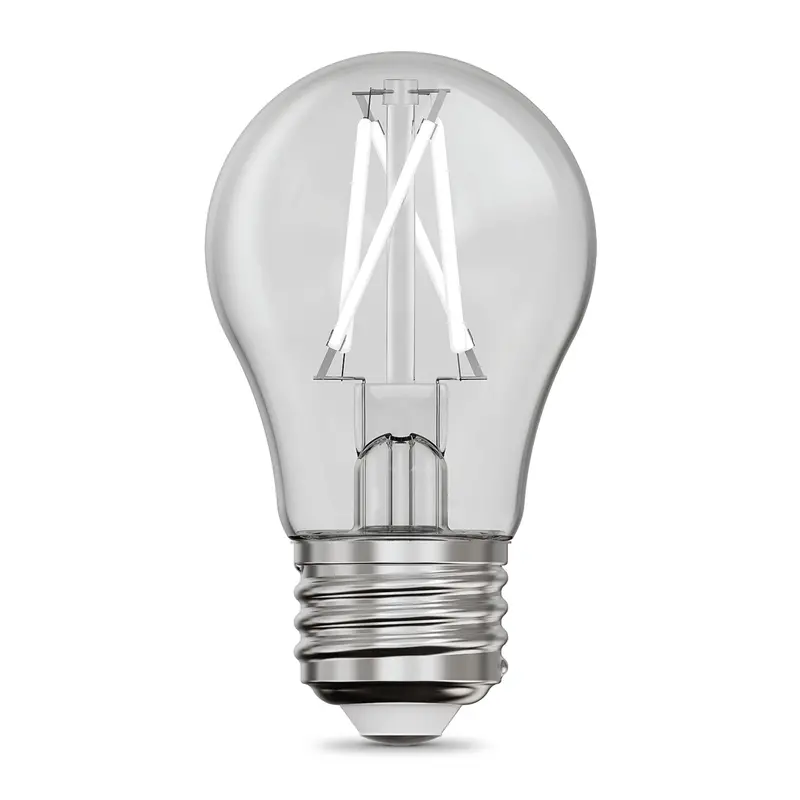 2-Pack A15 Led Bulbs – 8.3W Soft White (2700K), E26 Base, 60W Equivalent, Exposed Filament 1