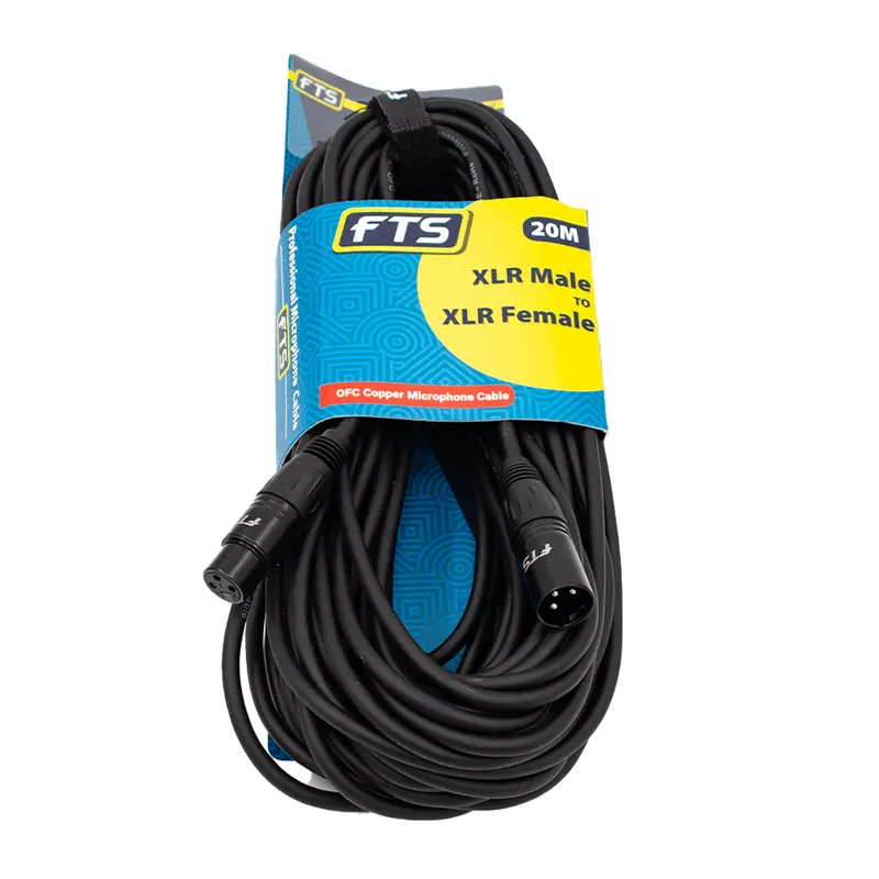 20-Meter Xlr Male To Female Microphone Cable – Fts Tx009/Tx012 1