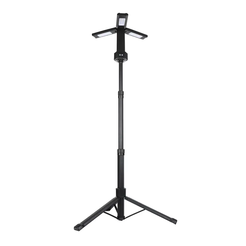 2000-Lumen Rechargeable Led Work Light With Adjustable Tripod Stand 1