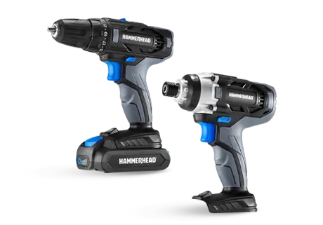 20V 2-Tool Cordless Combo – Drill Driver + Impact Driver Set 1