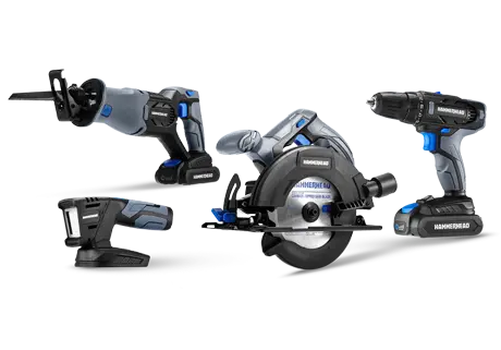 20V 4-Tool Cordless Combo Kit – Drill, Saw, Circular Saw & Led Light 1