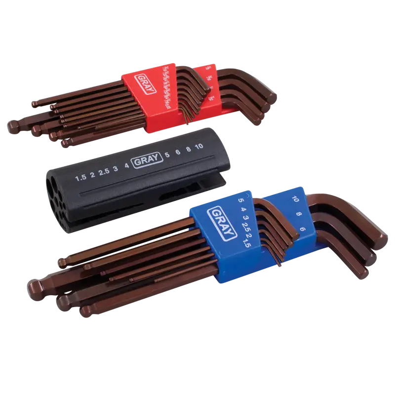 22-Piece Sae And Metric Long-Arm Ball-End Hex Key Set 1
