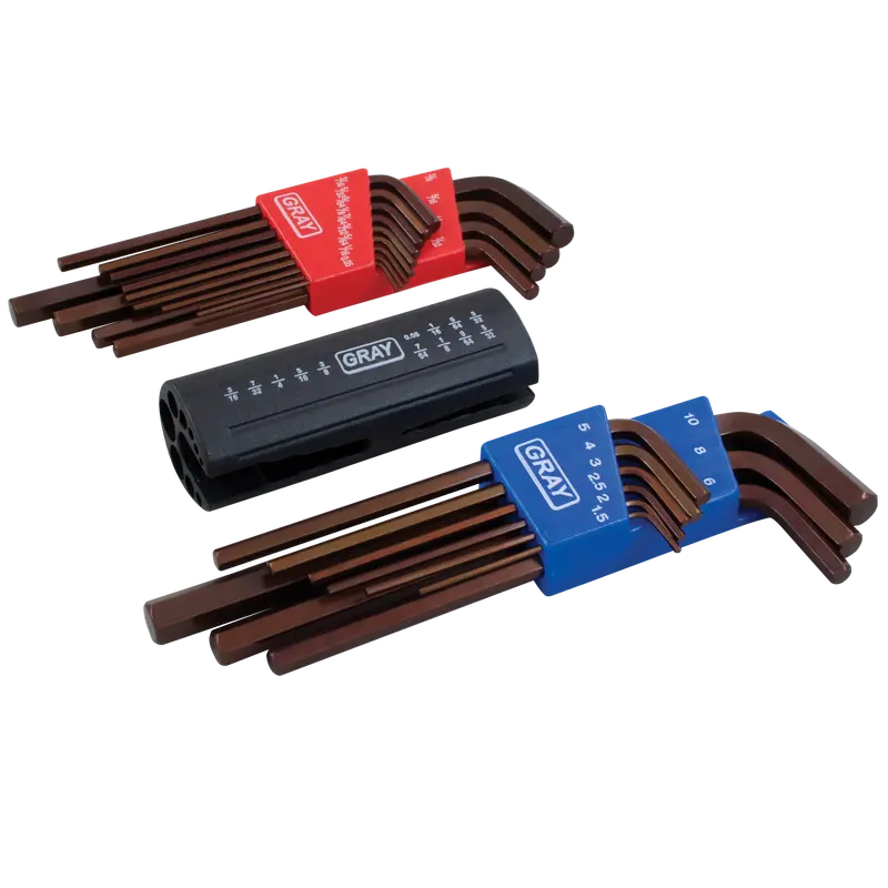 22-Piece Sae And Metric Long-Arm Hex Key Combo Set 1