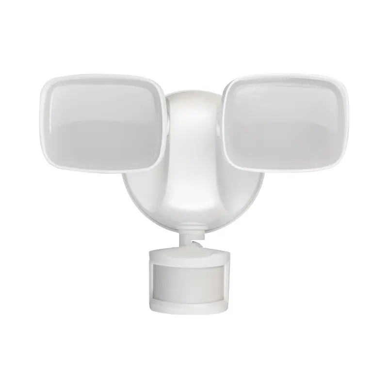 28W Outdoor Led Motion-Sensor Flood Light (White, Weather-Resistant) 1