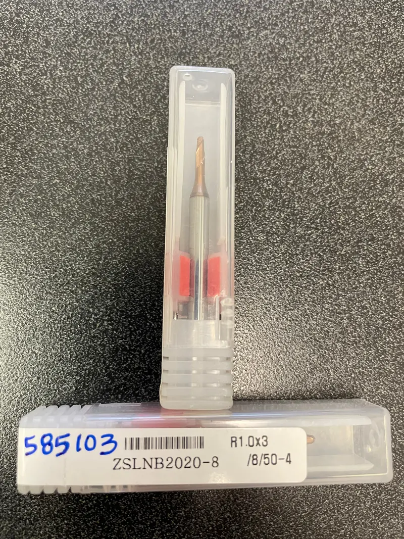 2Mm Micro Mill – 2-Flute Altin-Coated (585103) 1