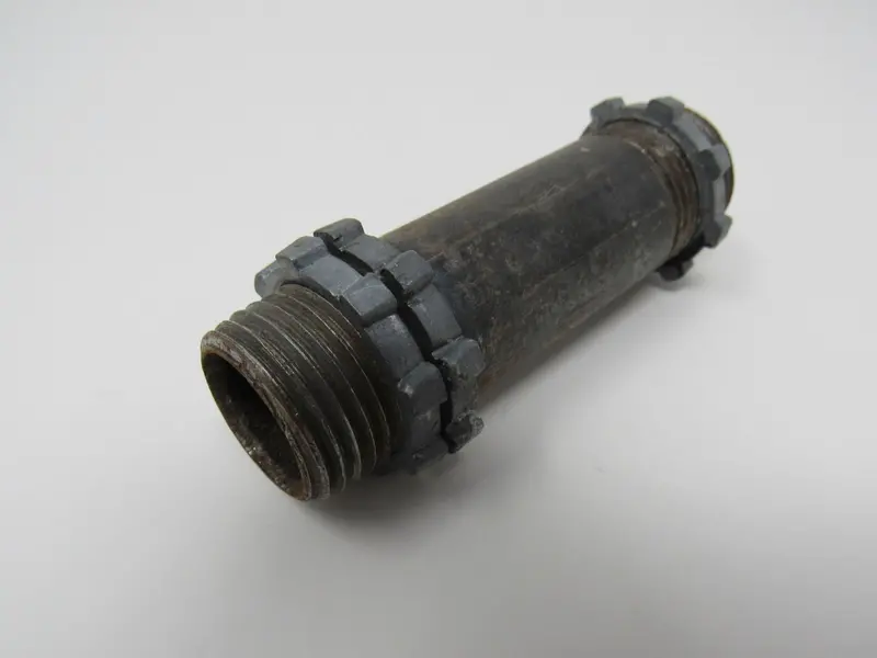 3" & 5/8" Die-Cast Alloy Conduit Coupler – Male-To-Male, Threaded, Used 1