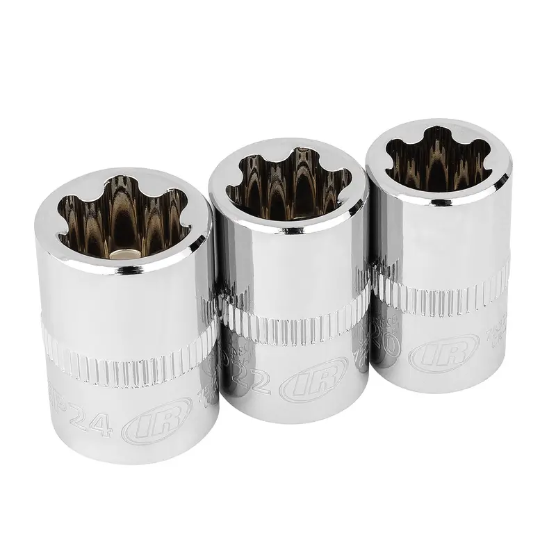 3-Piece E-Torx Plus Bit Socket Set – Versatile Torx-Style Socket Collection 1
