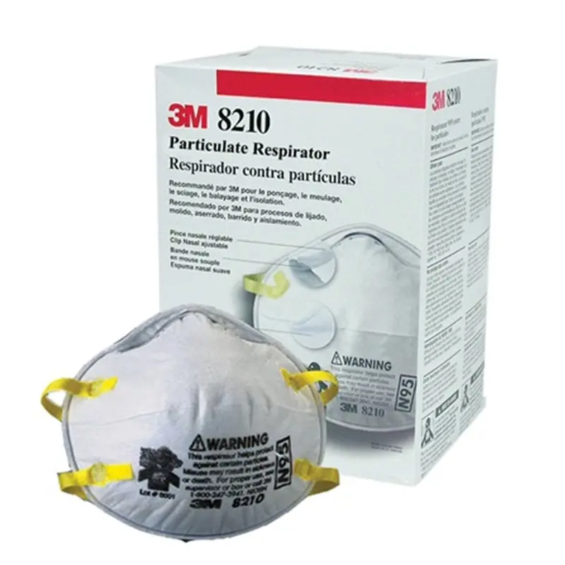 3M 8210 Particulate Respirator – N95 Rated, 20-Count Box 1
