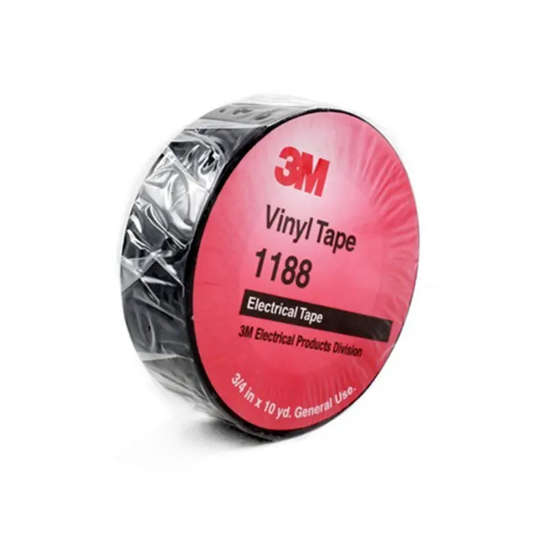 3M Black Vinyl Tape – 19Mm × 10 Yards (Pack Of 10) 1