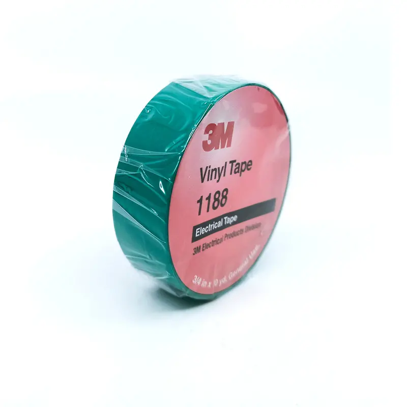3M Green Vinyl Tape – 19Mm × 10 Yards (Pack Of 10) 1