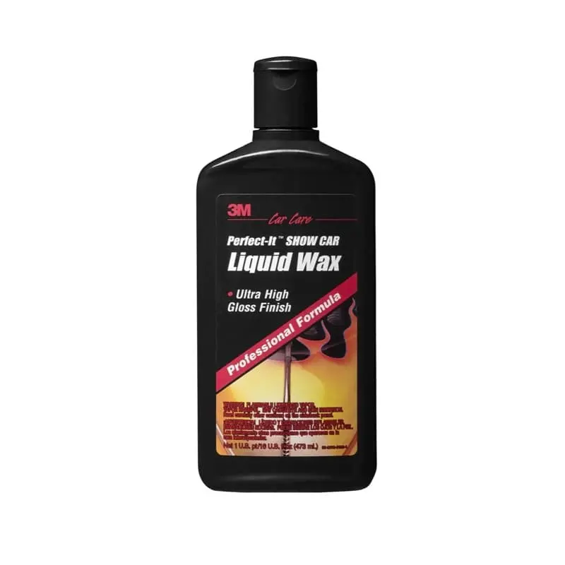 3M Perfect-It Showcar Liquid Wax – 16 Oz High-Gloss Finish 1
