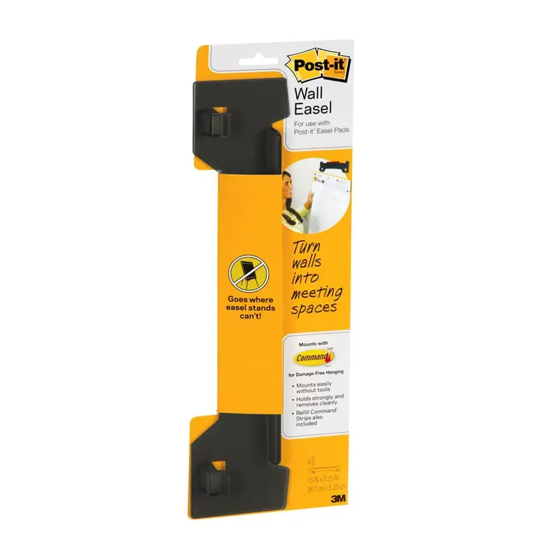 3M Post-It Easel Pad Wall Hanger – Adjustable & Reusable Mount 1