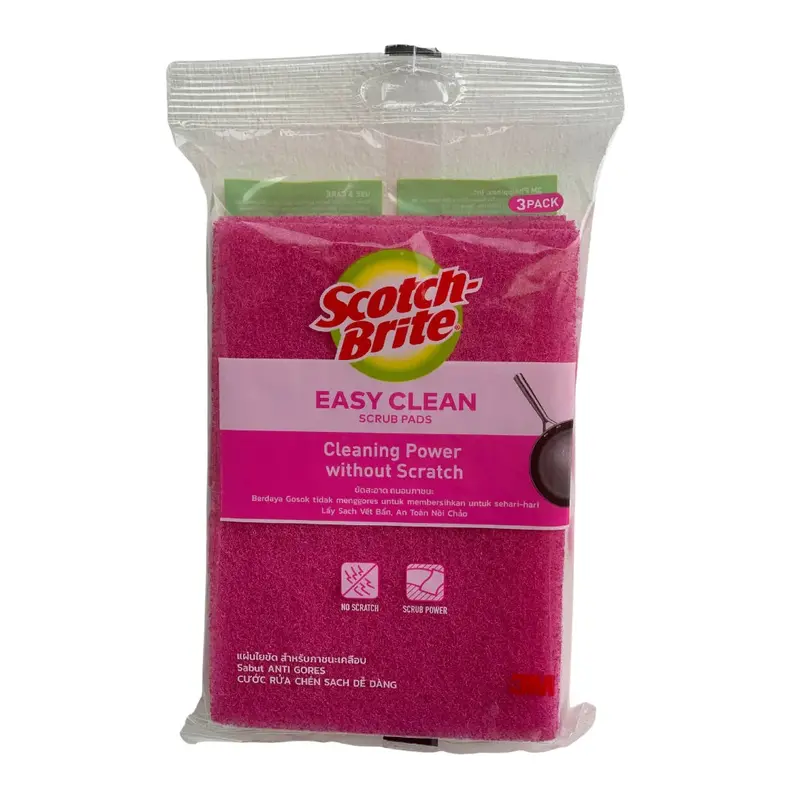 3M Scotch-Brite Easy Clean Non-Scratch Scrub Pads – 3-Pack 1