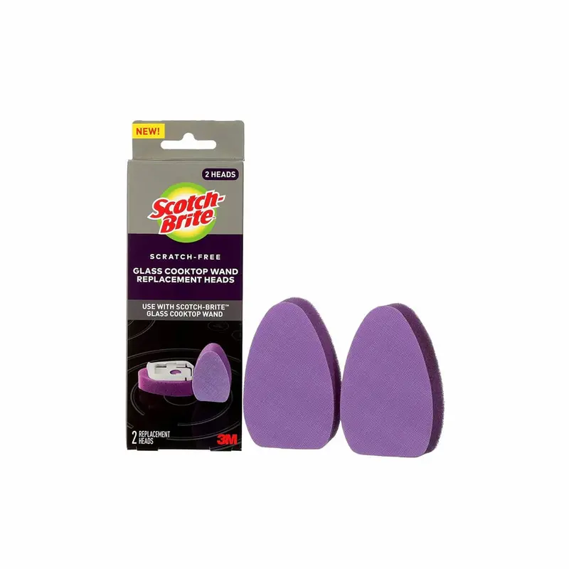 3M Scotch-Brite Glass Cooktop Wand Replacement Heads – 2-Pack 1