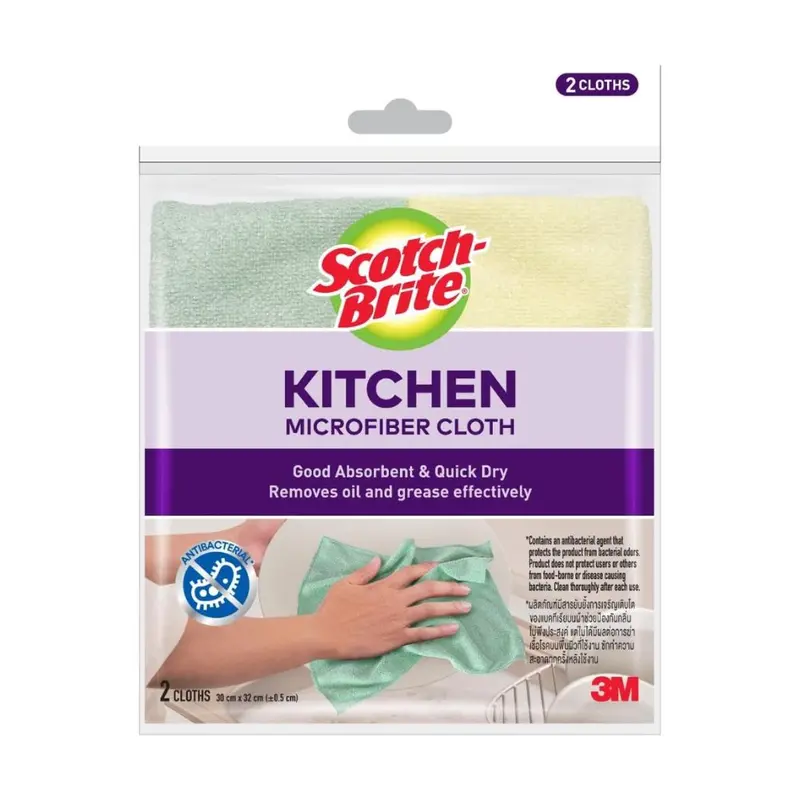 3M Scotch-Brite Kitchen Cleaning Cloths – Pack Of 2 1